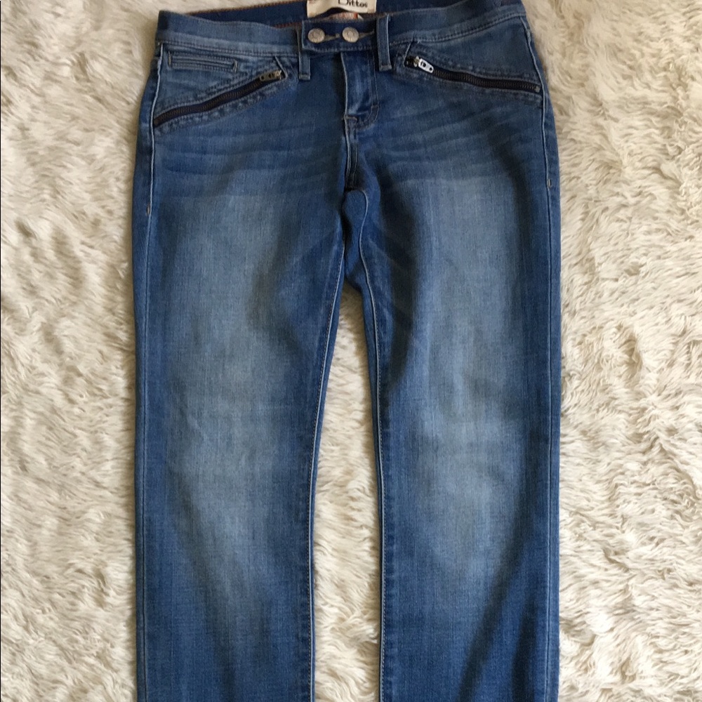 Washed Denim Jeggings